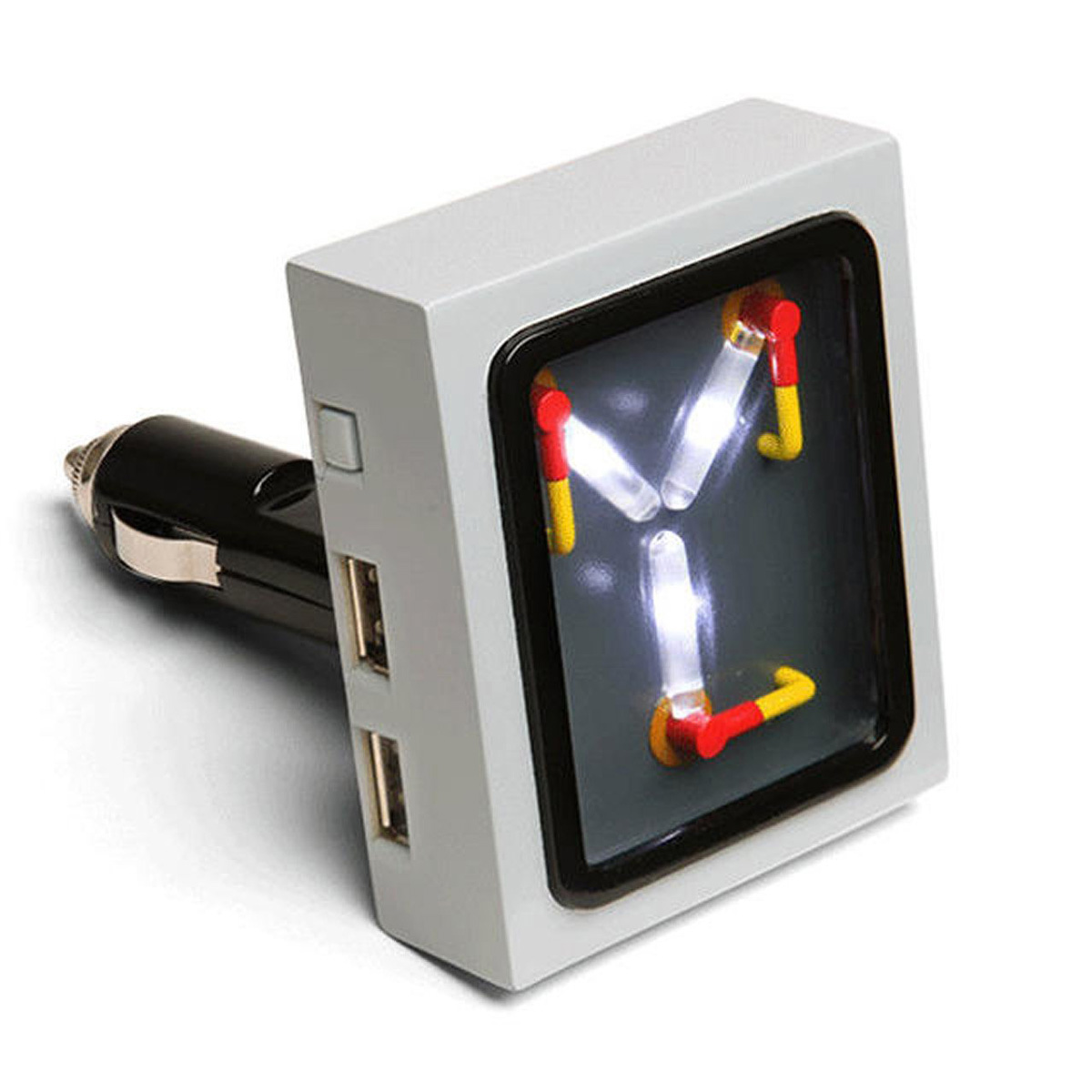 Back To The Future Flux Capacitor USB Car or Wall Charger The Green Head