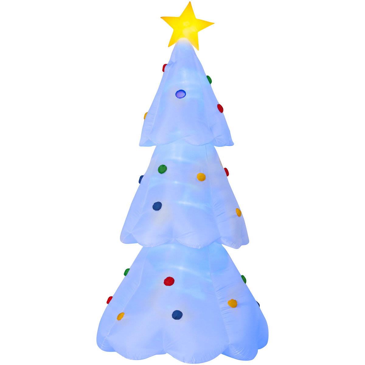 Giant Inflatable Color Changing Christmas Tree The Green Head