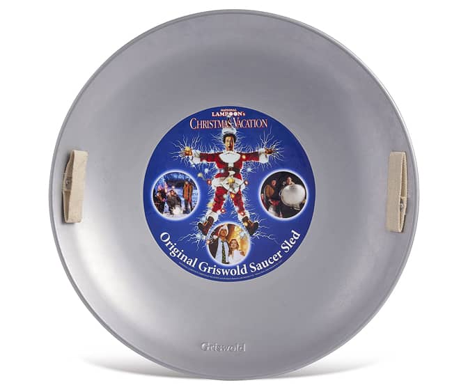 Clark Griswold's Aluminum Saucer Sled Replica from Christmas Vacation