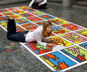 Keith Haring: Double Retrospect - World's Largest Jigsaw Puzzle (32,256 pieces)