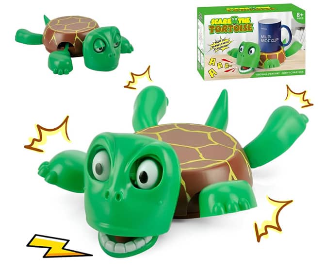 Pop-Up Turtle Coaster with Screaming Sound