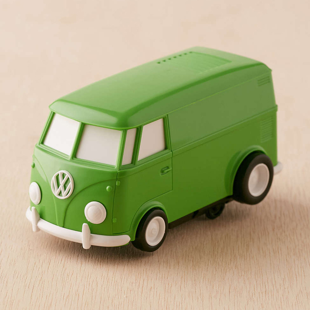 Record Runner VW Bus Portable SelfContained Vinyl Record Player The Green Head