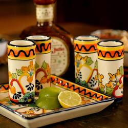 Ceramic Tequila Shot Glasses