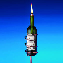 Copper Wine Bottle Tiki Torch Kit