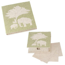 Elephant Poo Paper - Recycled Journal and Note Box
