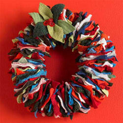 Festive Sweater Wreath