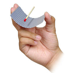 Floating Match on a Playing Card Illusion