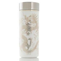 Golden Dragon Bone China Tea Tumbler