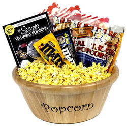 Hardwood Popcorn Bowl