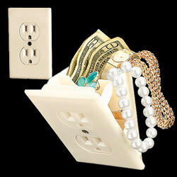Hidden Wall Safe Electrical Outlet
