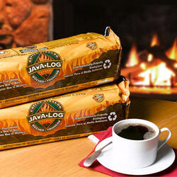 Java Log - Recycled Coffee Grounds Fireplace Logs