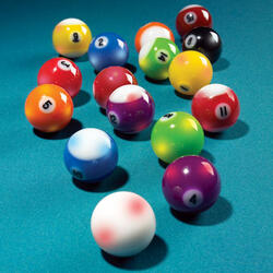 Lighted Billiard Balls