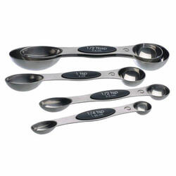 Magnetic Measuring Spoons - Stainless Steel
