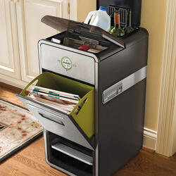 Mode All-In-One Home Recycling System with Mechanical Compactor