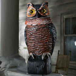 Motion Sensing Owl - Bird And Pest Control