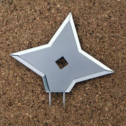Ninja Throwing Star Thumbtacks