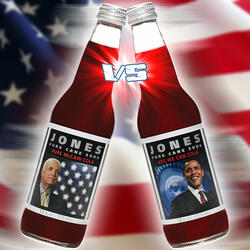 Obama and McCain Campaign Colas from Jones Soda