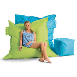Outdoor Oversized Beanbag Chair - This massive UV-coated, water-, chlorine- and fade-resistant beanbag chair is designed to hold up to the hottest of summer days, while you lounge around your pool or deck in pure cushioned bliss. - Frontgate.com