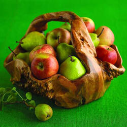 Root Basket Of Fruit