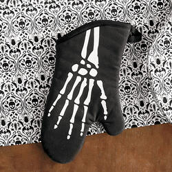 Skeleton Oven Mitt