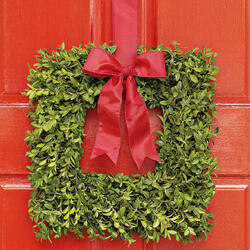 Square Boxwood Wreath