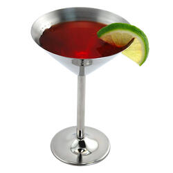 Stainless Steel Martini Glasses