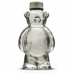 Teddy Bear Glass Sugar Shaker