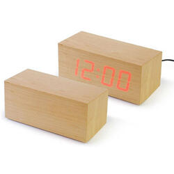 Wooden LED Clock