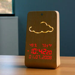 WoodStation - Wooden Weather Display