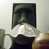 Tiki Head Tissue Box Cover
