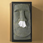 Tiki Head Tissue Box Cover
