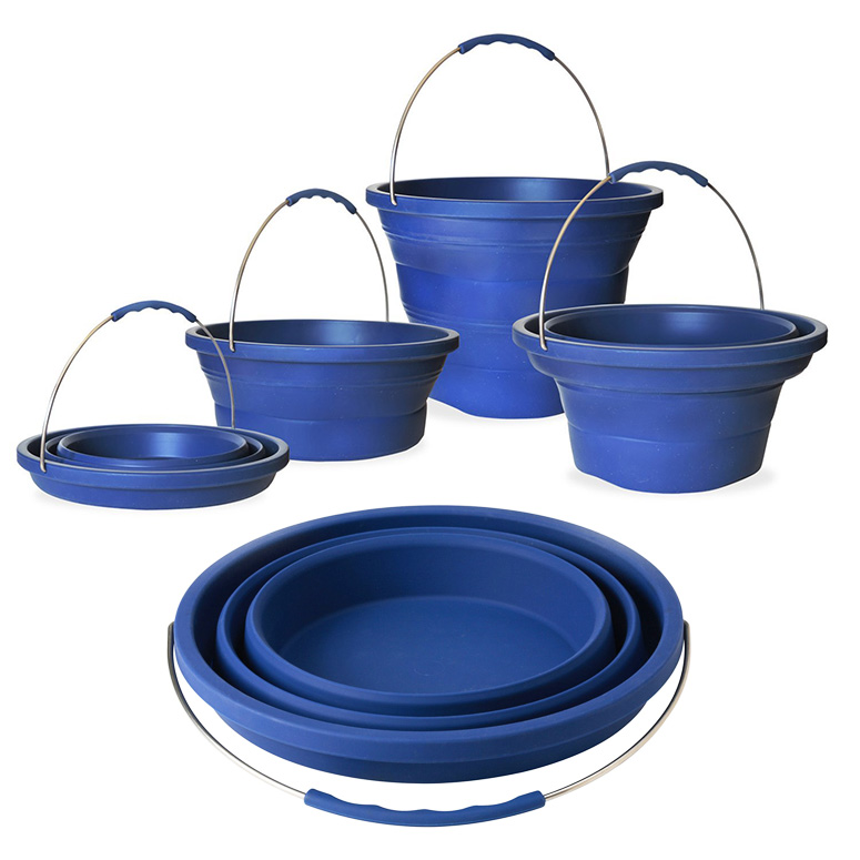 Collapsible Silicone Bucket The Green Head