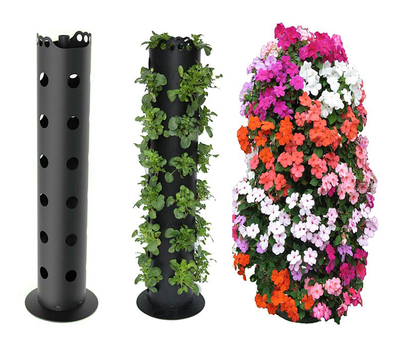 Flower Tower - Freestanding Vertical Planter - The Green Head