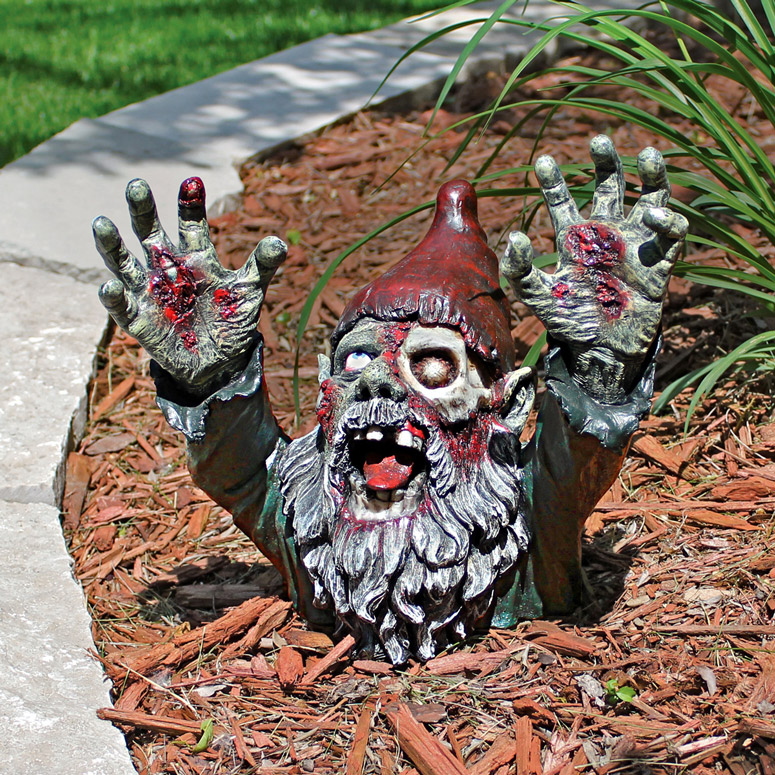 gnombie undead zombie garden gnome