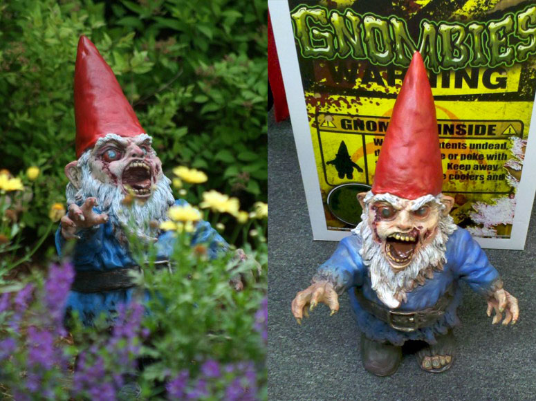 gnombie zombie garden gnome