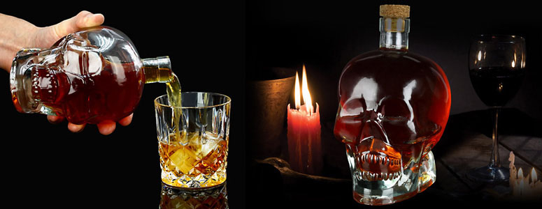 Spirit Head - Crystal Skull Liquor Decanter