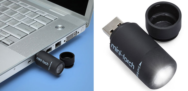 USB Chargeable Mini Flashlight - The Green Head