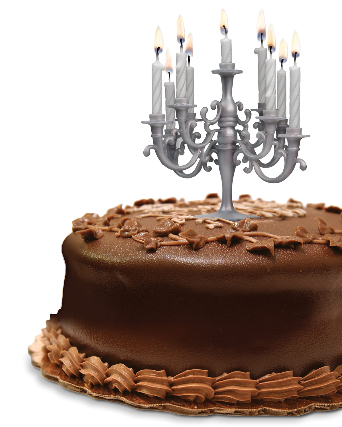 6.566 Fancy That 5228997 Cake Candelabra Birthday Holder with 9 Candles Assort