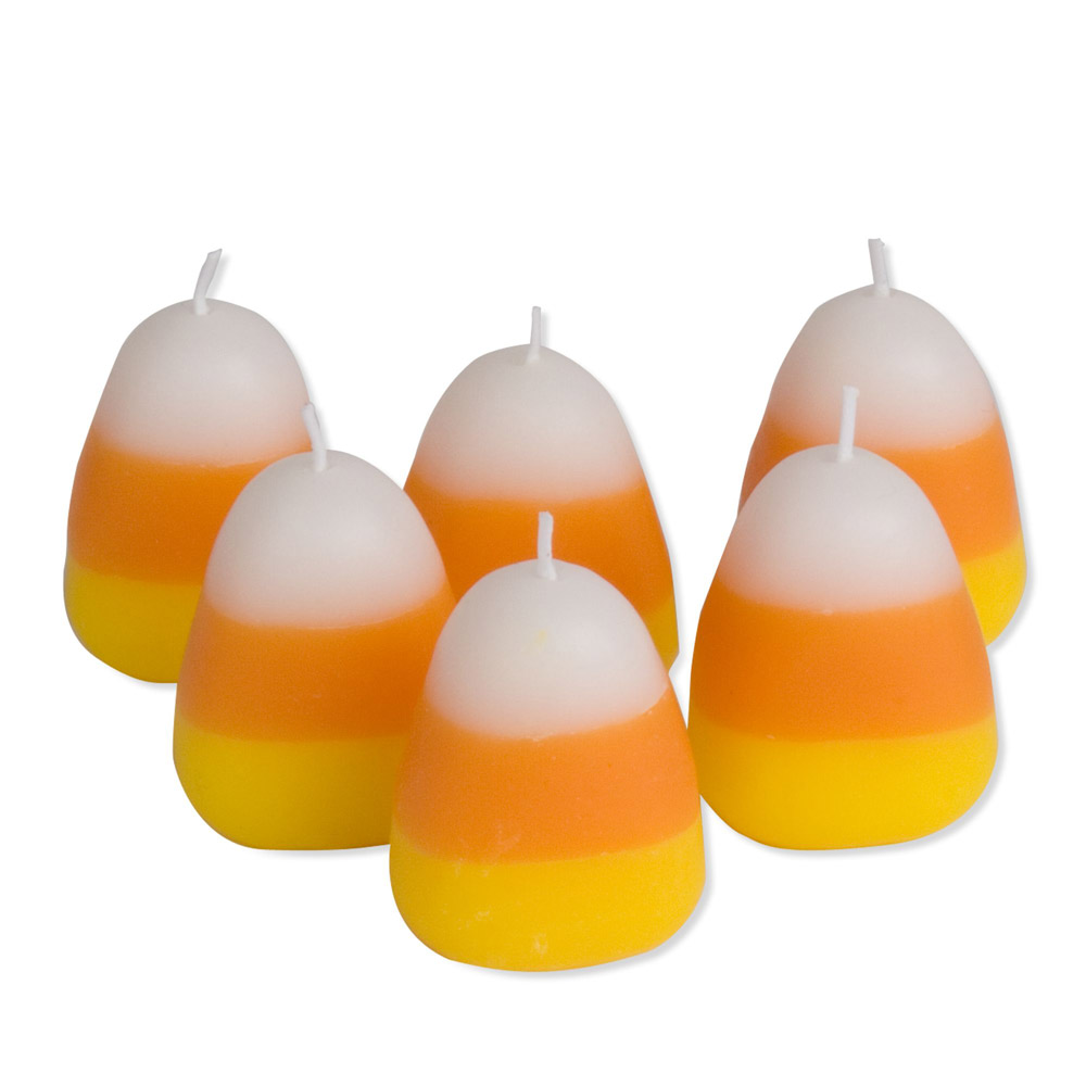 12 Pack Clear Cup Candles Fall Scented Soy Tealights Candy Corn Halloween Scented
