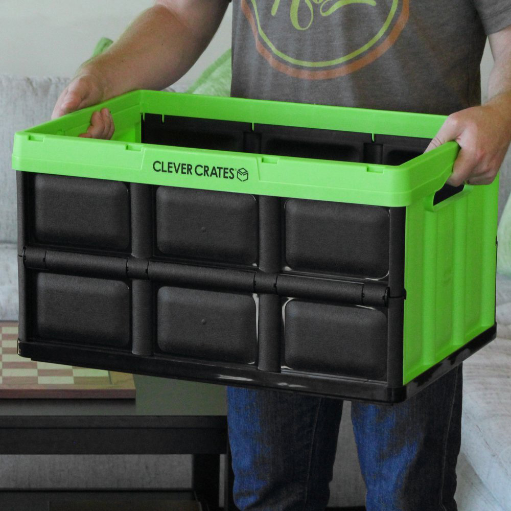 Clever Crates Collapsible AllPurpose Utility Crates The Green Head