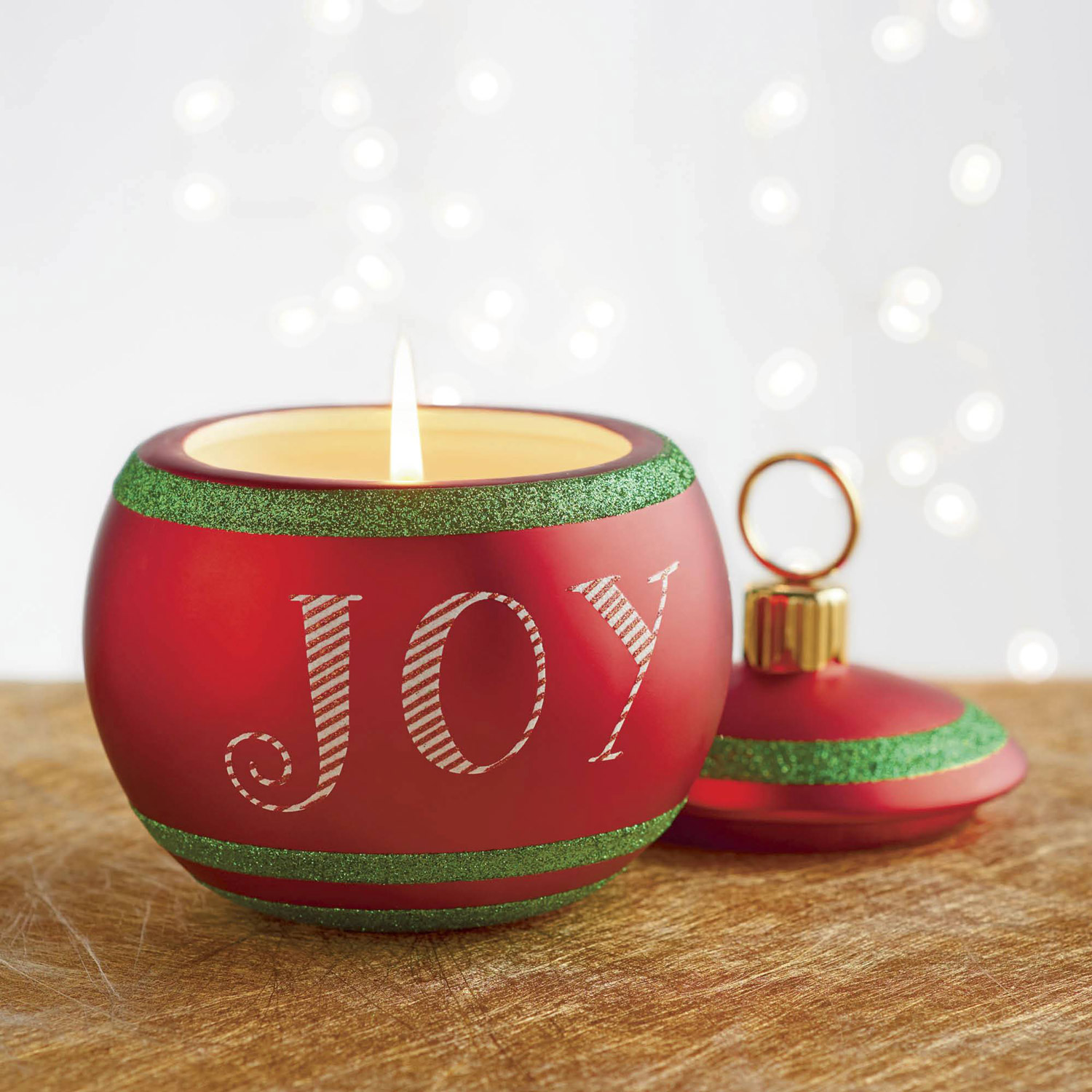 Festive Scented Ornament Candles