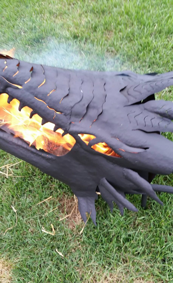 Fire-Breathing Dragon Fire Pit | The Green Head