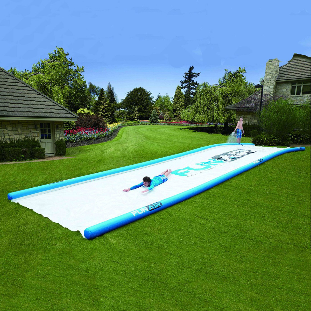 Gigantic Backyard Water Slide