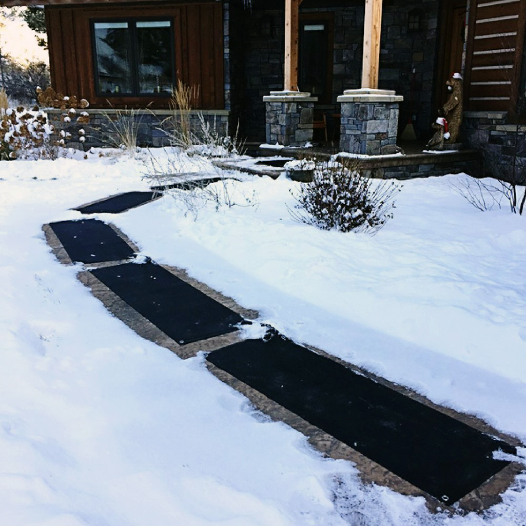 HeatTrak Snow Melting Heated Walkway And Stair Mats The Green Head