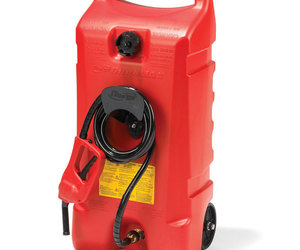 Flo N' Go Duramax - Portable 14-Gallon Gas Can with Fuel Siphon