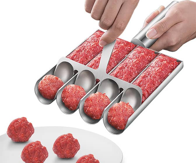 4-in-1 Stainless Steel Meatball Maker