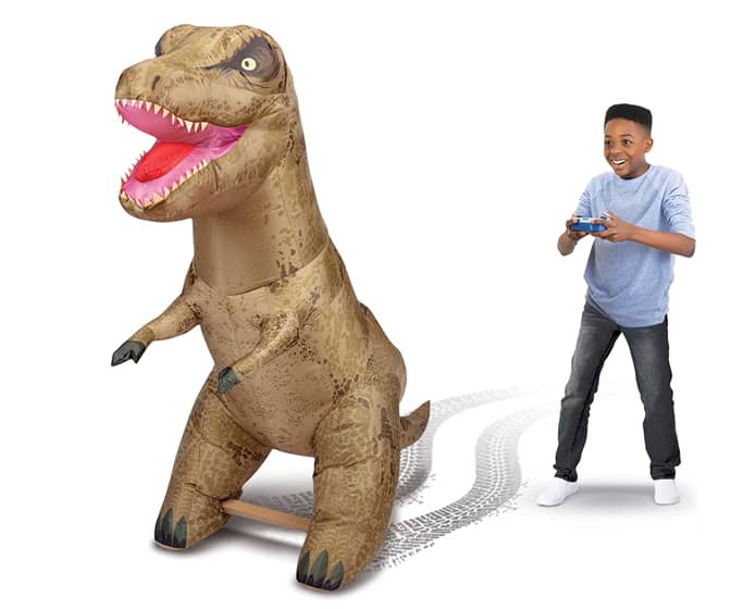 6 Foot Long Inflatable Remote Control T-Rex Dinosaur