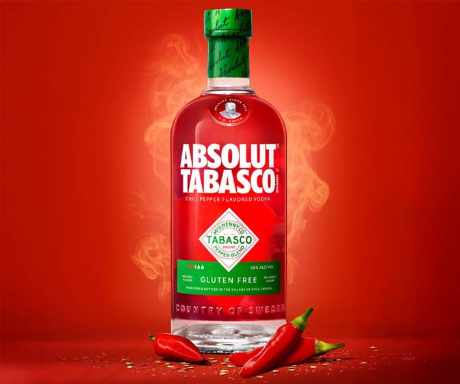 Absolut Tabasco Vodka - Spicy Chili Pepper-Flavored Vodka