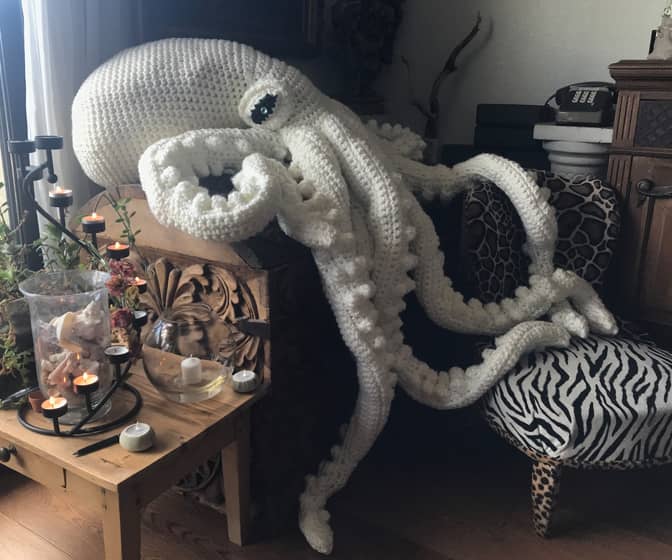 Alfred the Giant Crocheted Octopus