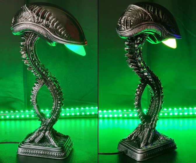ALIEN Xenomorph Sculptural Table Lamp